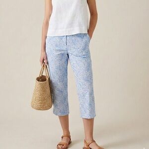 Brooks Brothers Cotton Paisley Capris​